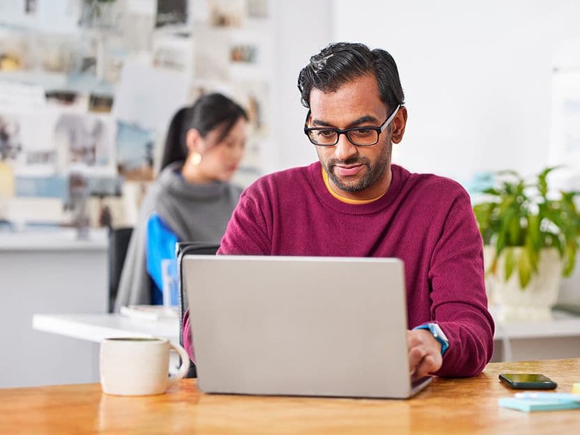 A woman checking her phone.