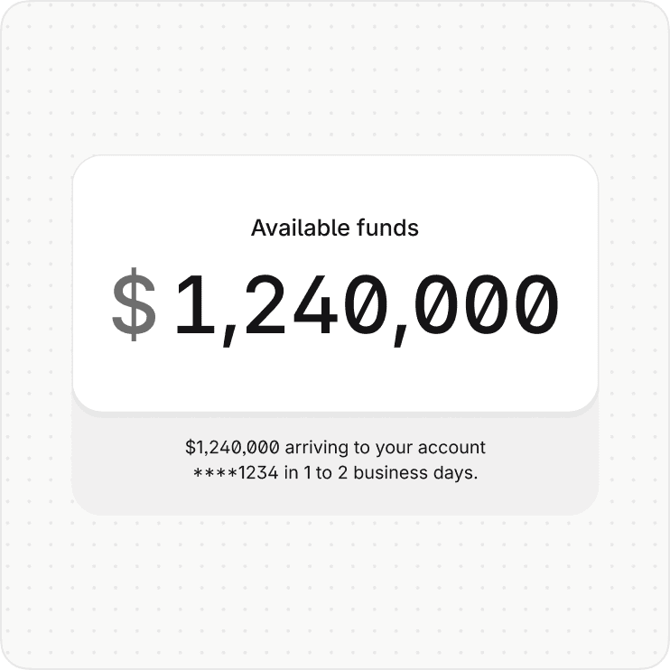 Available funds
