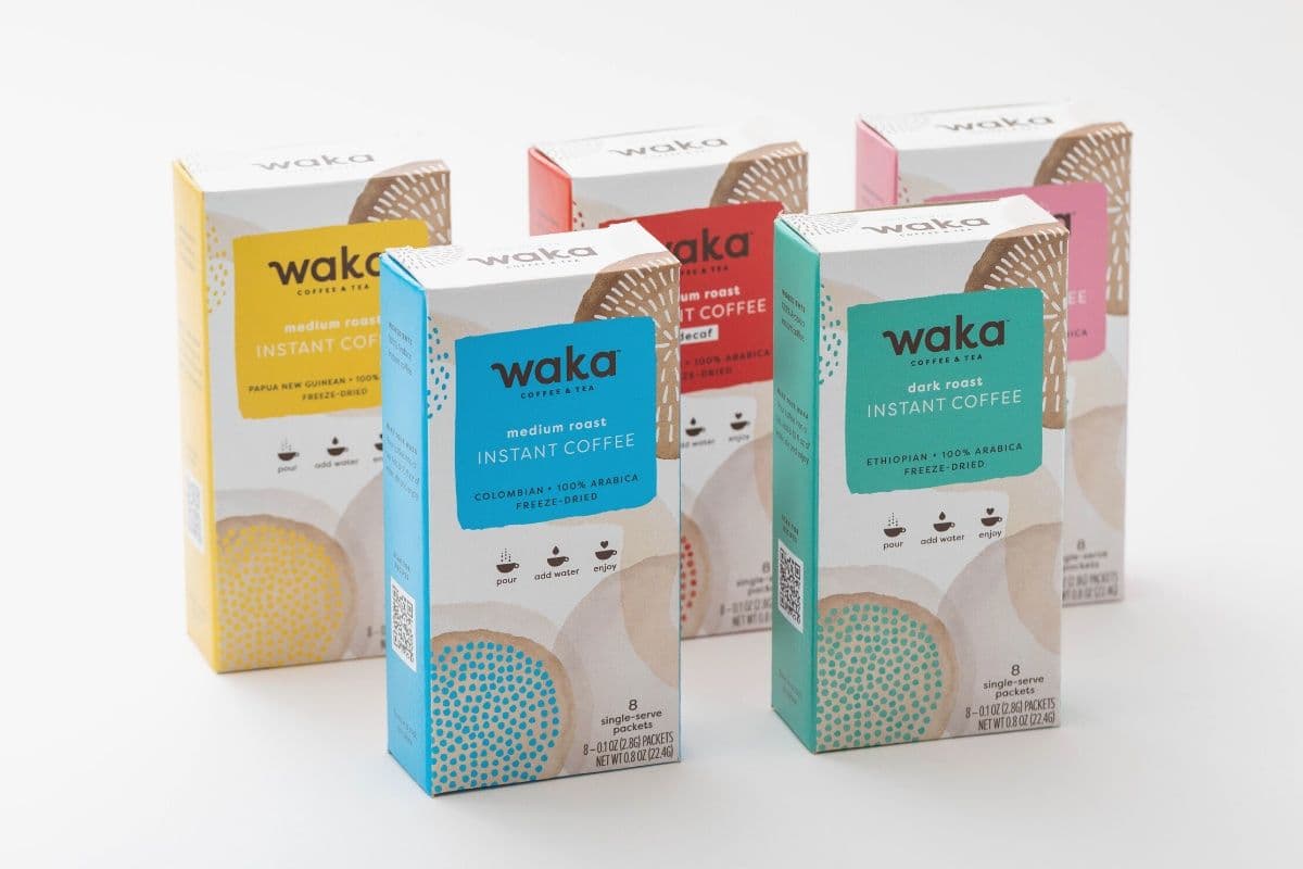 Waka Coffee & Tea instant coffee products