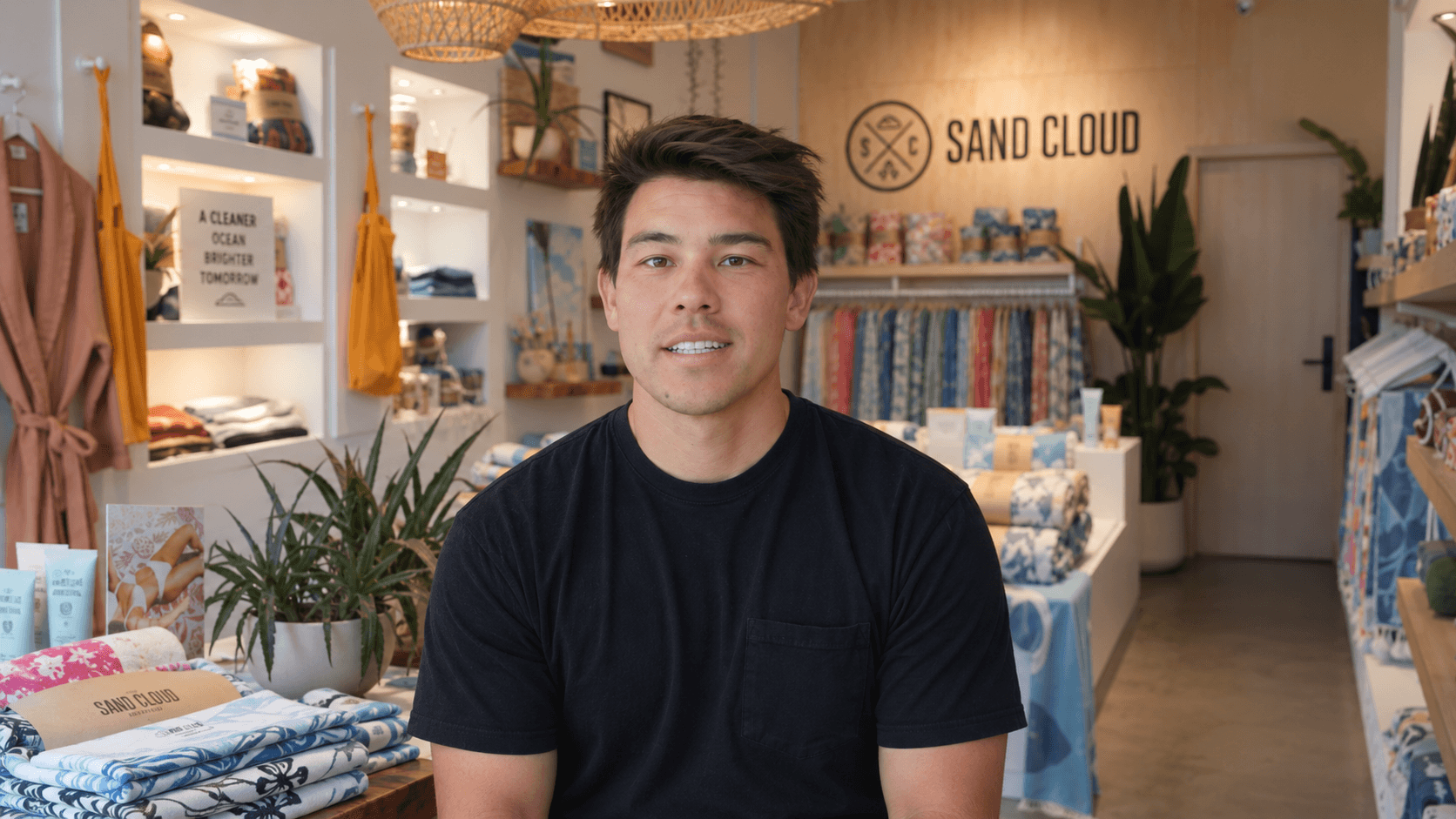 Sand Cloud beach towels and lifestyle products
